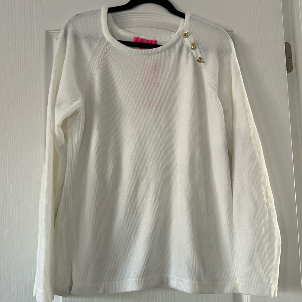 Lilly Pulitzer pippin sweater in coconut